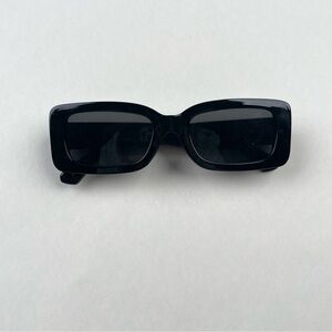 Black Rectangular Sunglasses